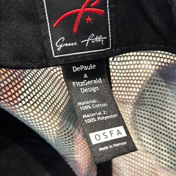 Grace Folly Camo Trucker Hat with Black Patch - Picture 7 of 9